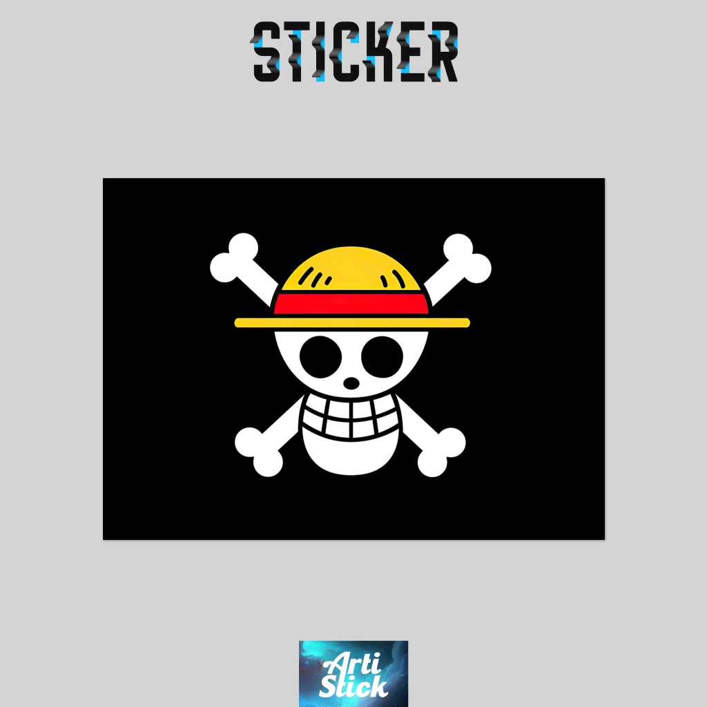 

ANIME SERIES | JOLLY ROGER | Vinyl Laminasi anti air | ArtiStick Merch