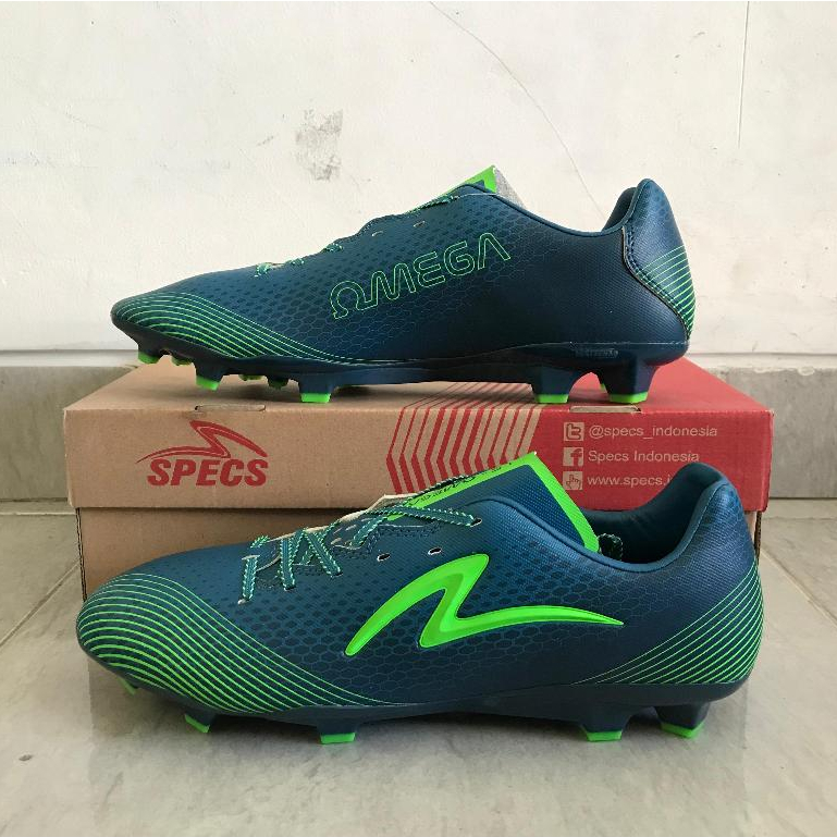 Sepatu Bola Specs Ls Omega Fg - Sepatu Sepak Bola Original - Sepatu Sepak Bola Specs - Blue Saphire