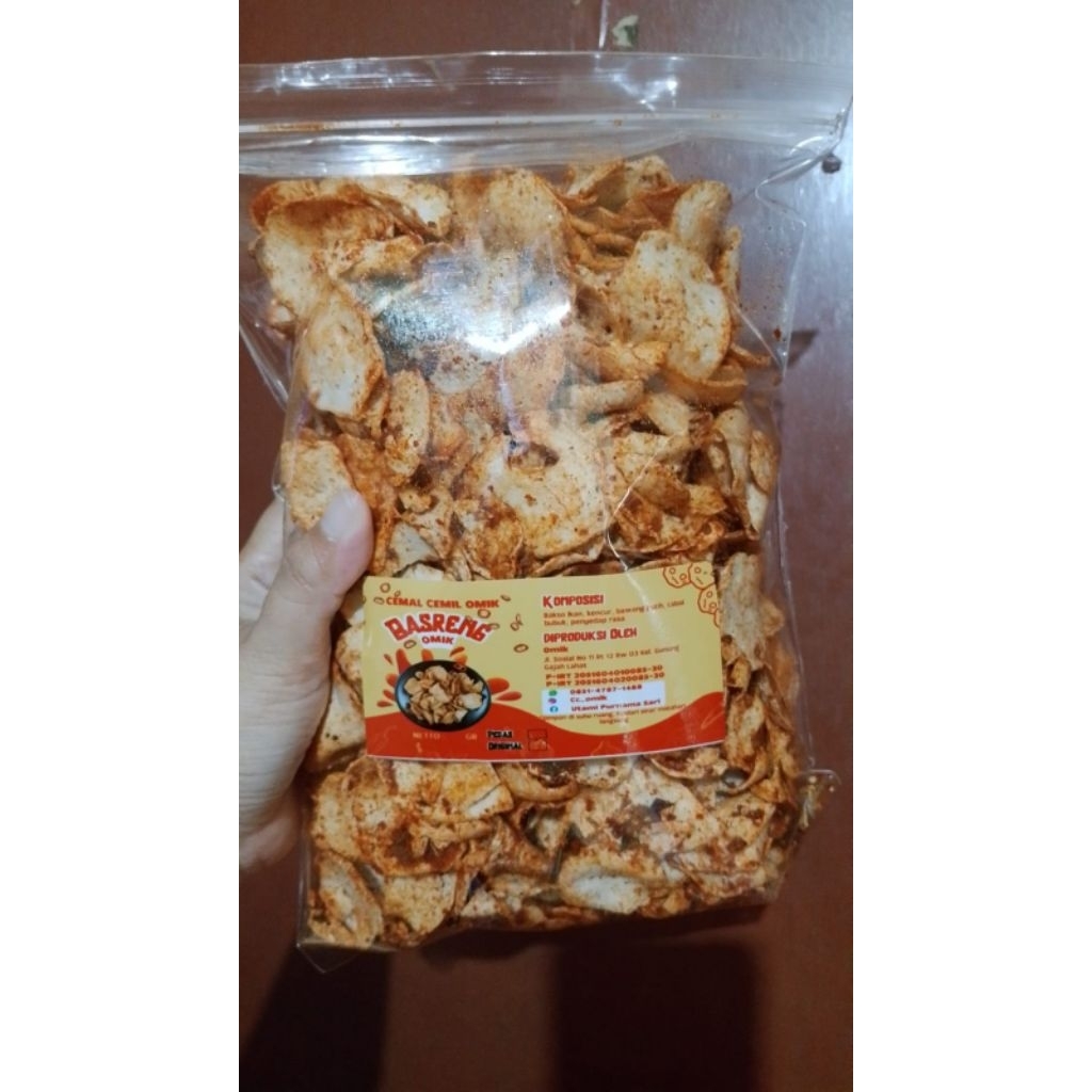 

Basreng Omik pedas original