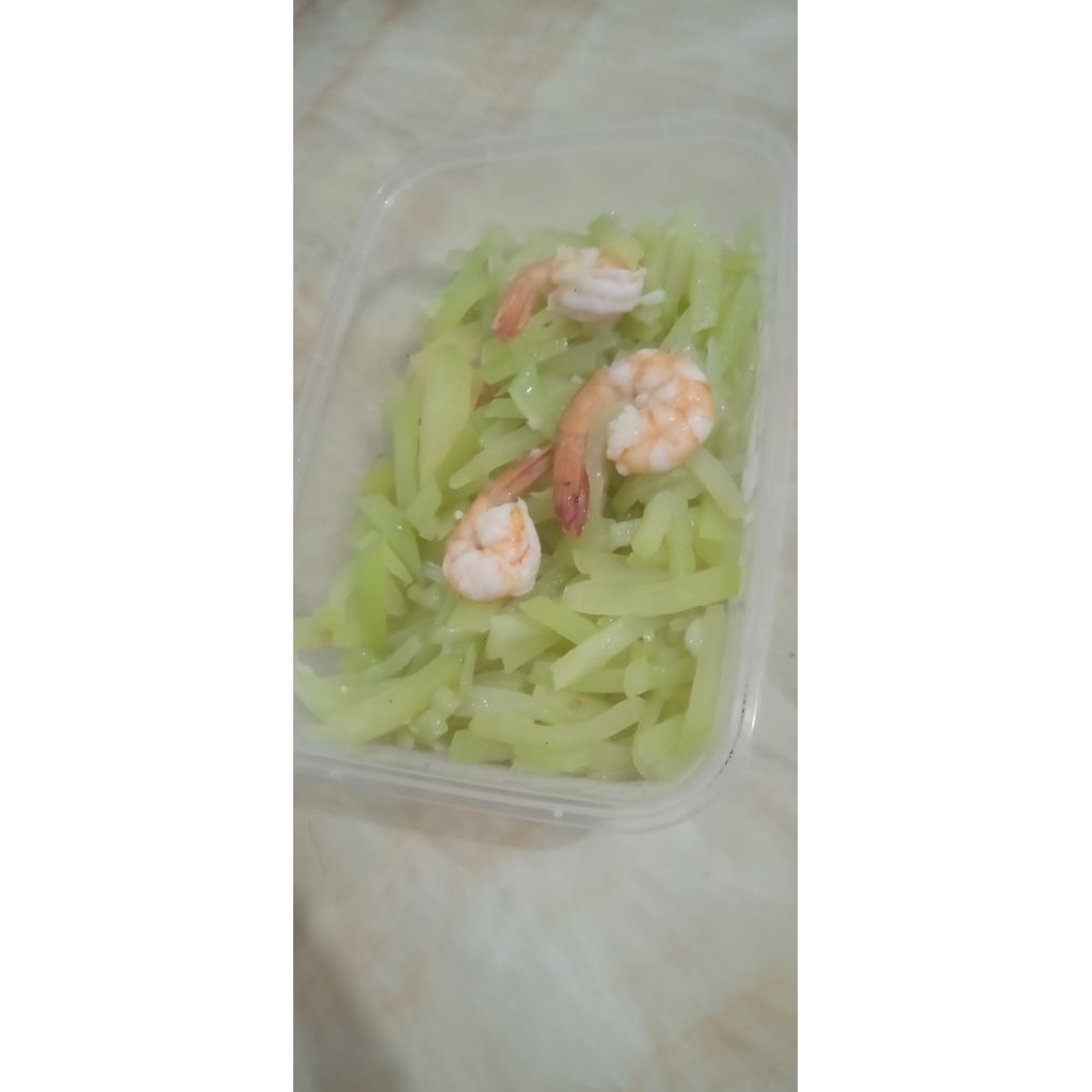 

Tumis Labu Siam cah udang