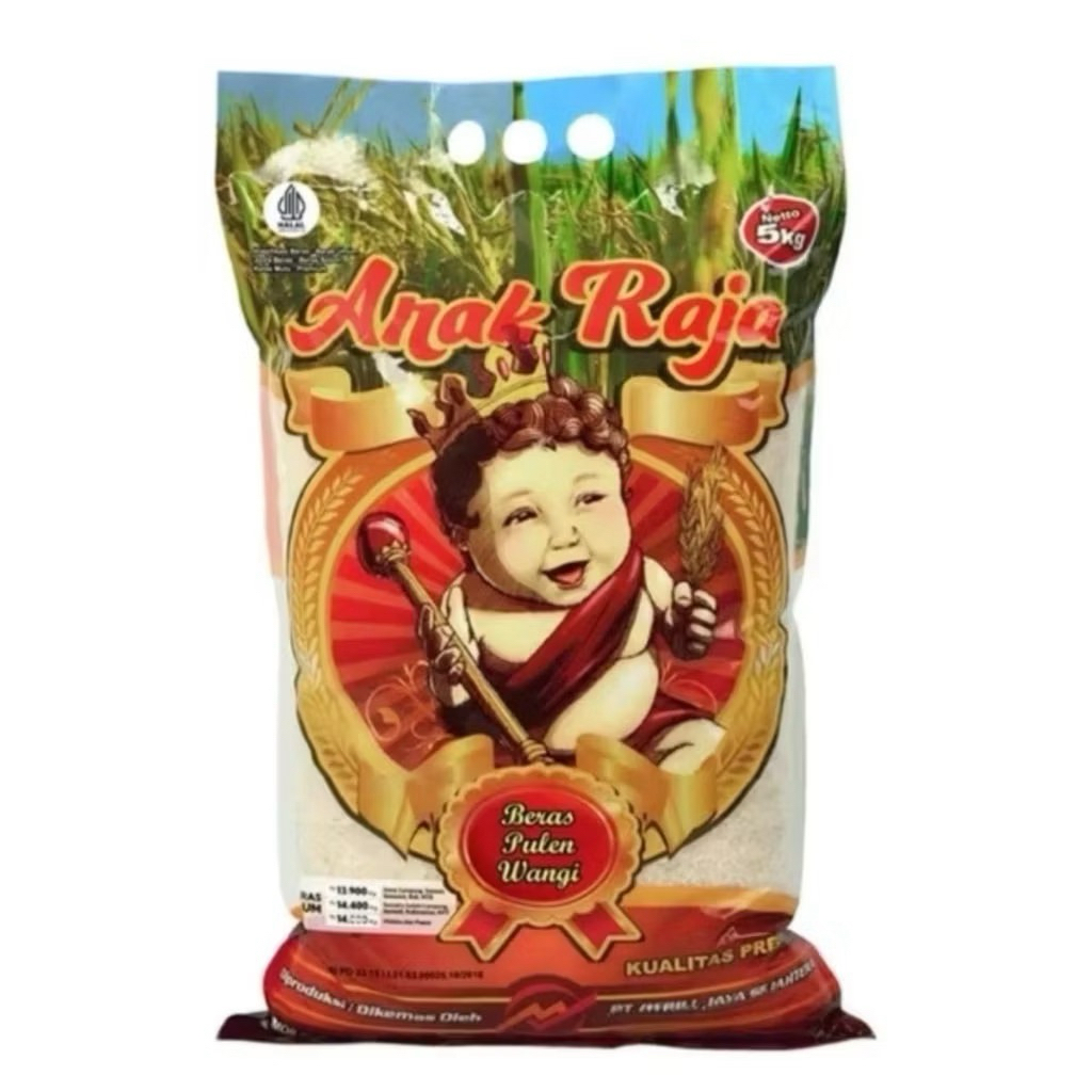 

Beras Premium Cap Anak Raja Pulen Wangi 5KG