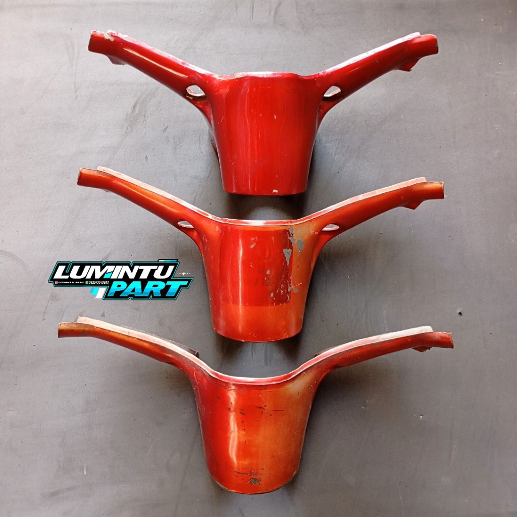 Batok bawah C70 ori Batok stang bawah C70 MK1 MK2 ori copotan cat original merah