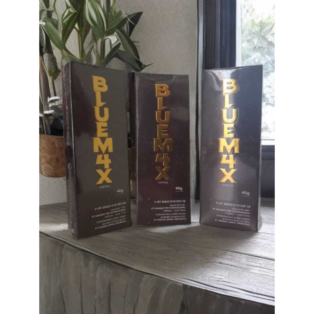 

BLUEMAX Coffee 1 Box isi 2 Sachet @20 gram 100% Original.