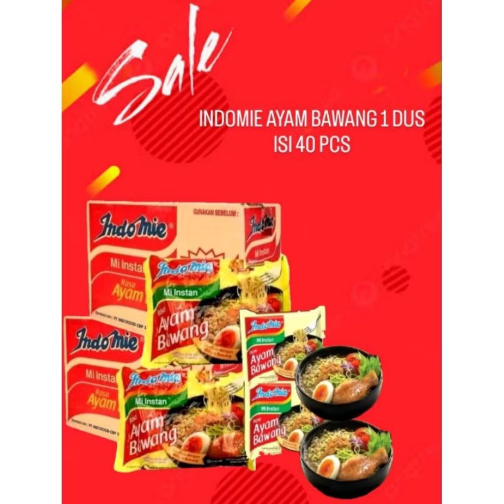 

INDOMIE RASA AYAM BAWANG 1 DUS ISI 40 PCS