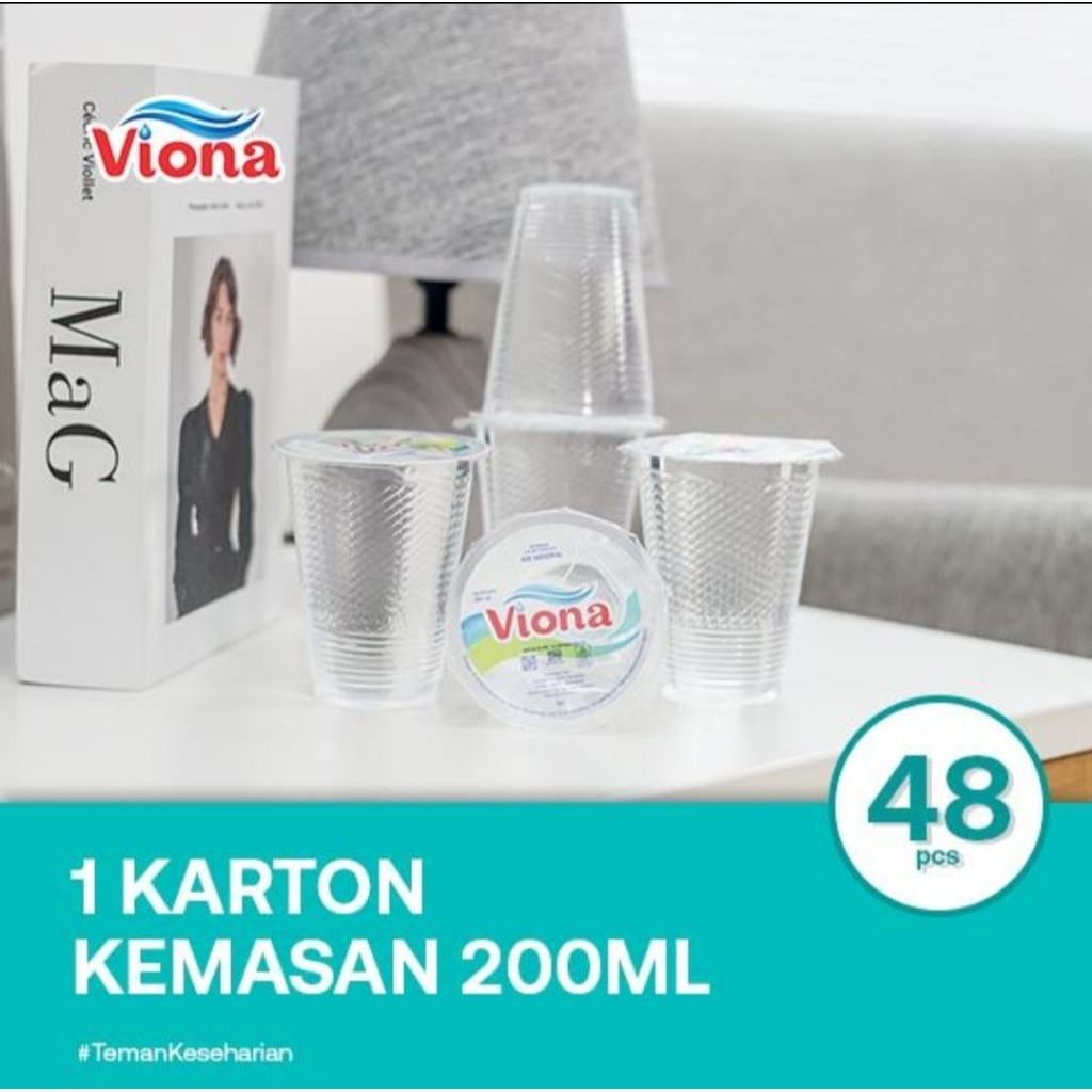 

Air Mineral Viona Cup 200ml (1 dus isi 48 pcs)