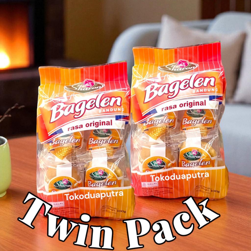 

Sharon Bagelan Original Share it kemasan kecil kecil 100 Gr X 2 pack / Roti Kering Bagelan Bandung 100 gr