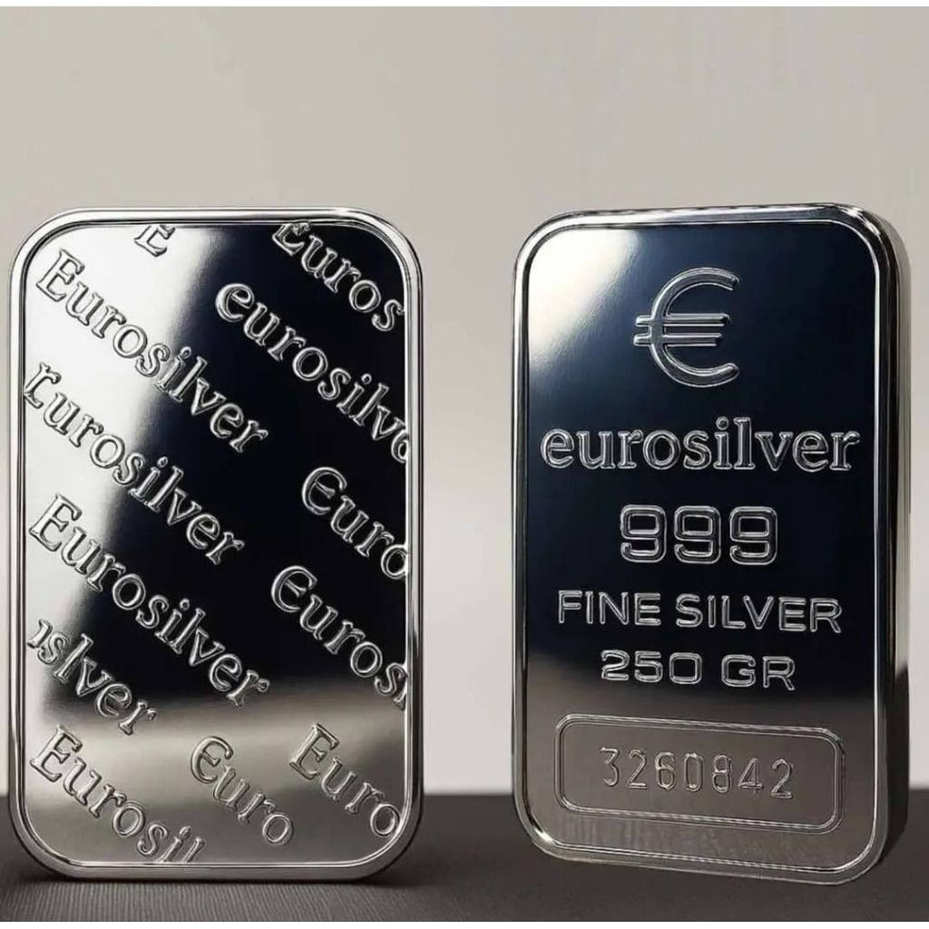 Perak Batangan Eurosilver Terbaru 250 gr 100 gr