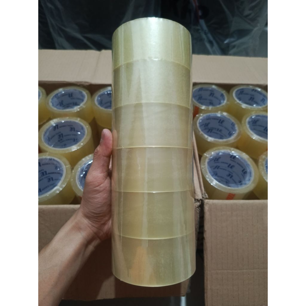 

1 Slop isi 6 Pcs Lakban OPP Nawa 45mm x 90 yard BENING