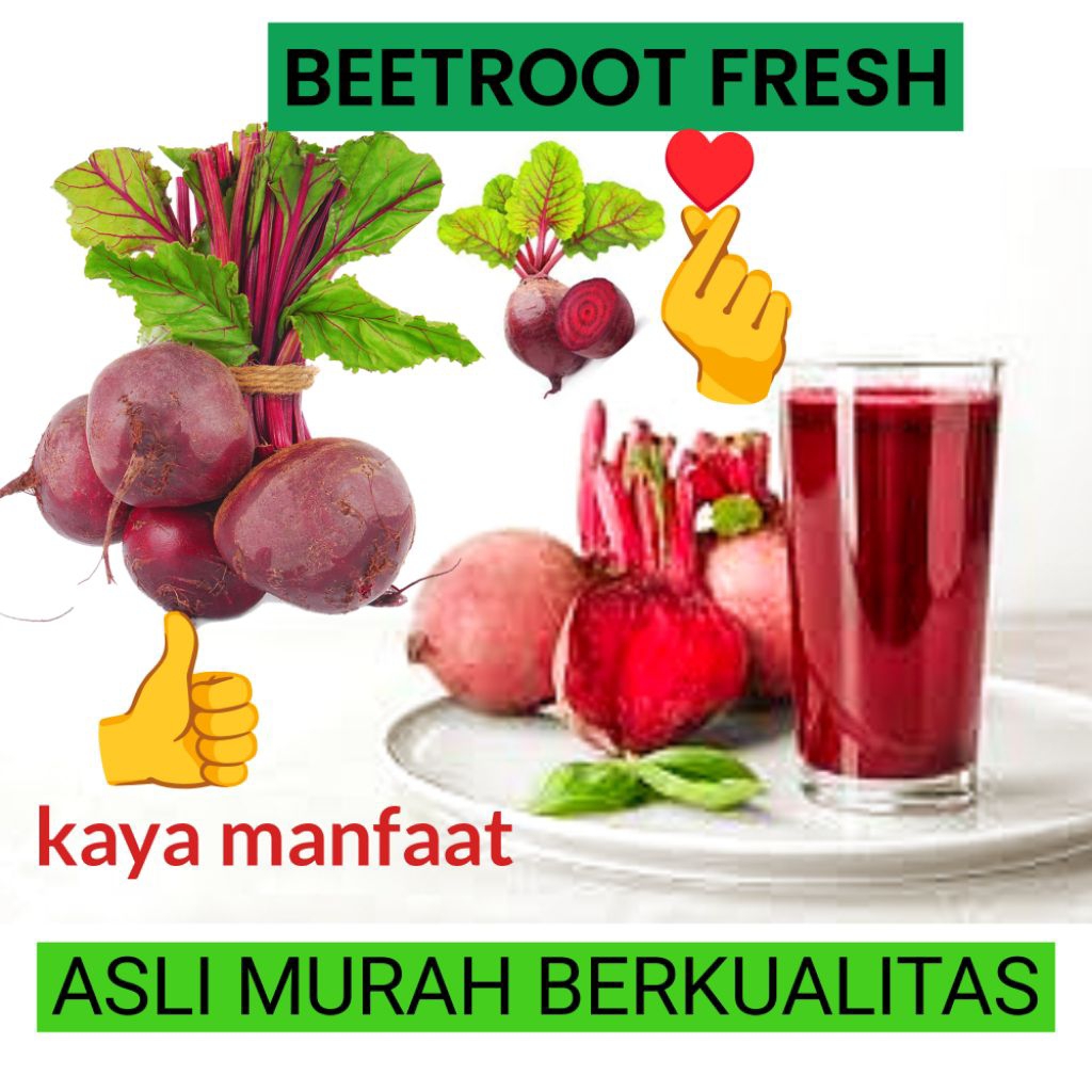 

1Kg Buah beet root fresh EKONOMISS