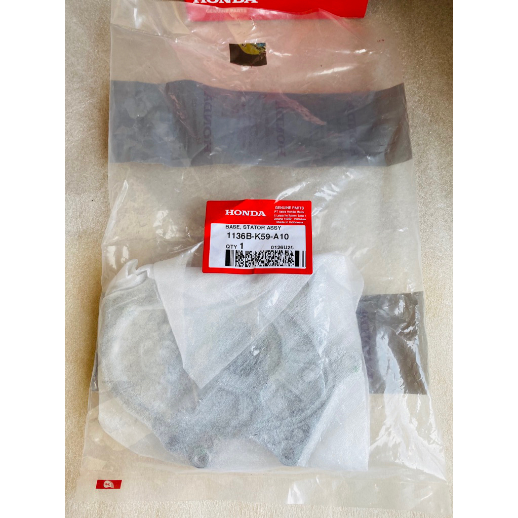 Dudukan spull / Base Stator Assy  Vario 150 eSP k59,Vario 125 eSP K60 Original AHM 1136B-k59-A10