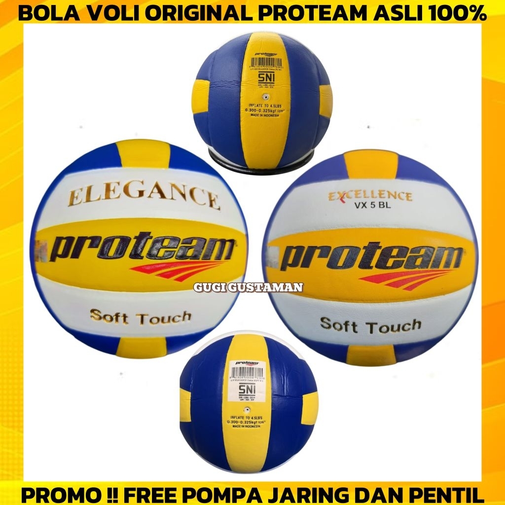 PROMO  BOLA VOLI ORIGINAL ASLI 100% PROTEAM