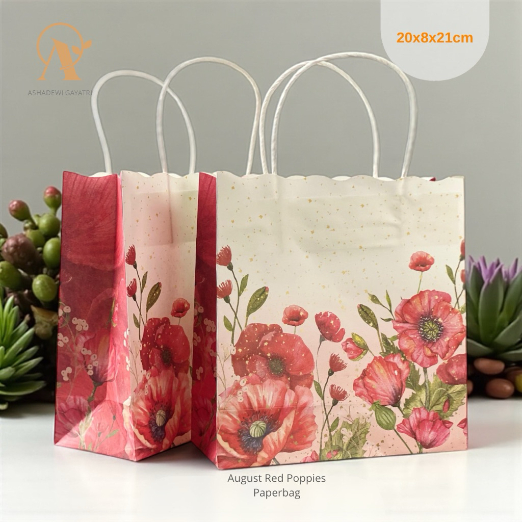 

Ashadewi Gayatri - Blooming Freedom Paperbag 20x8x21 cm / paperbag agustusan