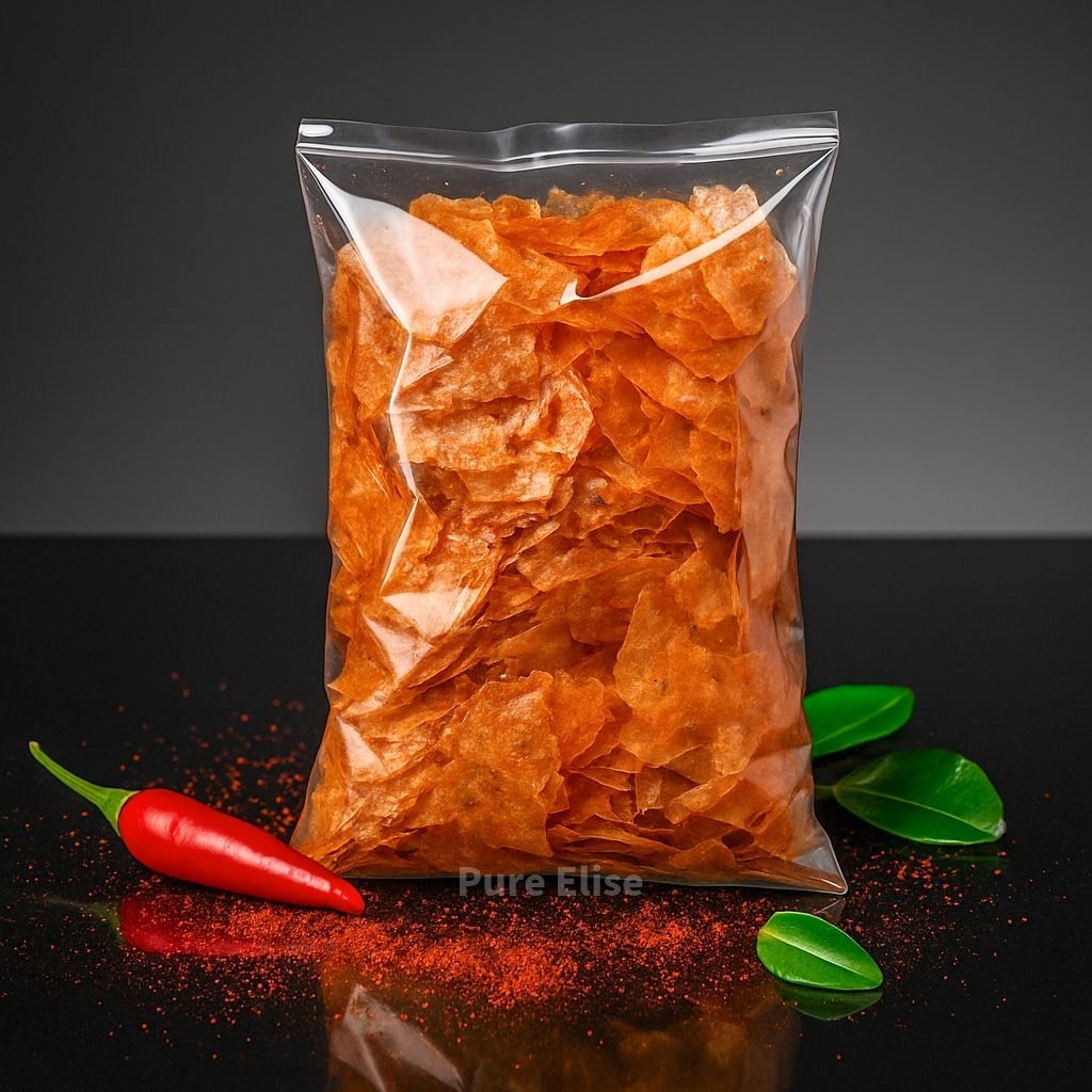 

Keripik Kaca Pedas 1 KG – Snack Viral Daun Jeruk Asli – Kripca Bumbu Rempah Bandung