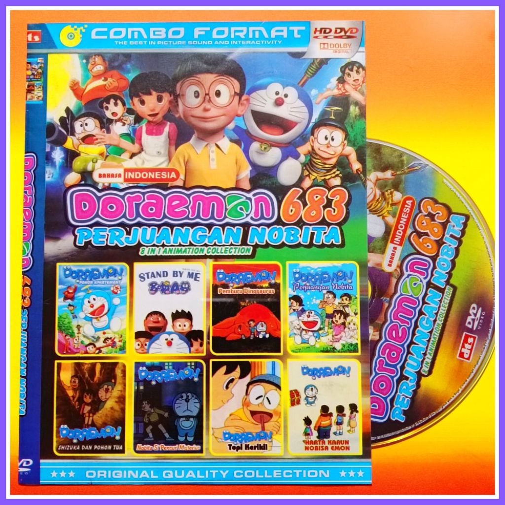 Kaset Film Kartun Anak Koleksi Doraemon Vol.683 Pilihan Terpopuler Bahasa Indonesia