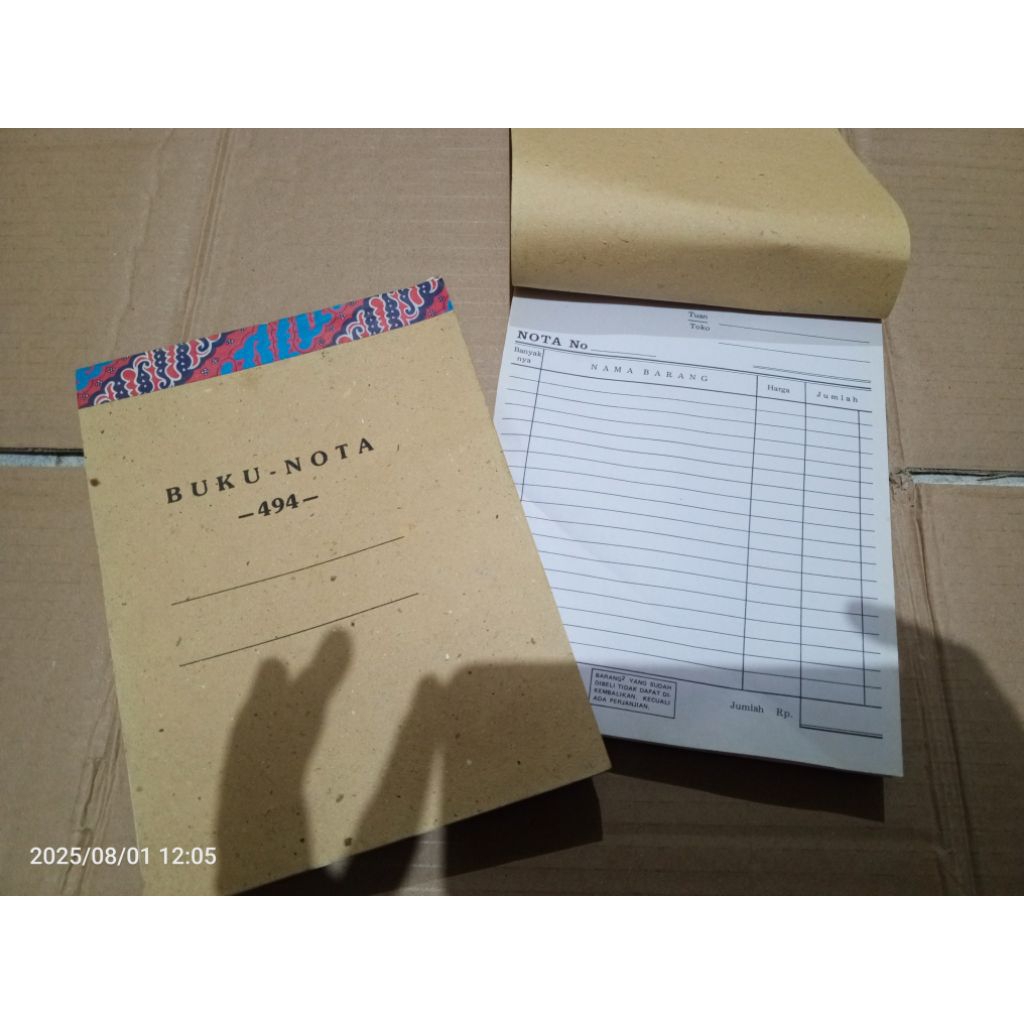 

buku nota kontan 3 ply besar @1 buku