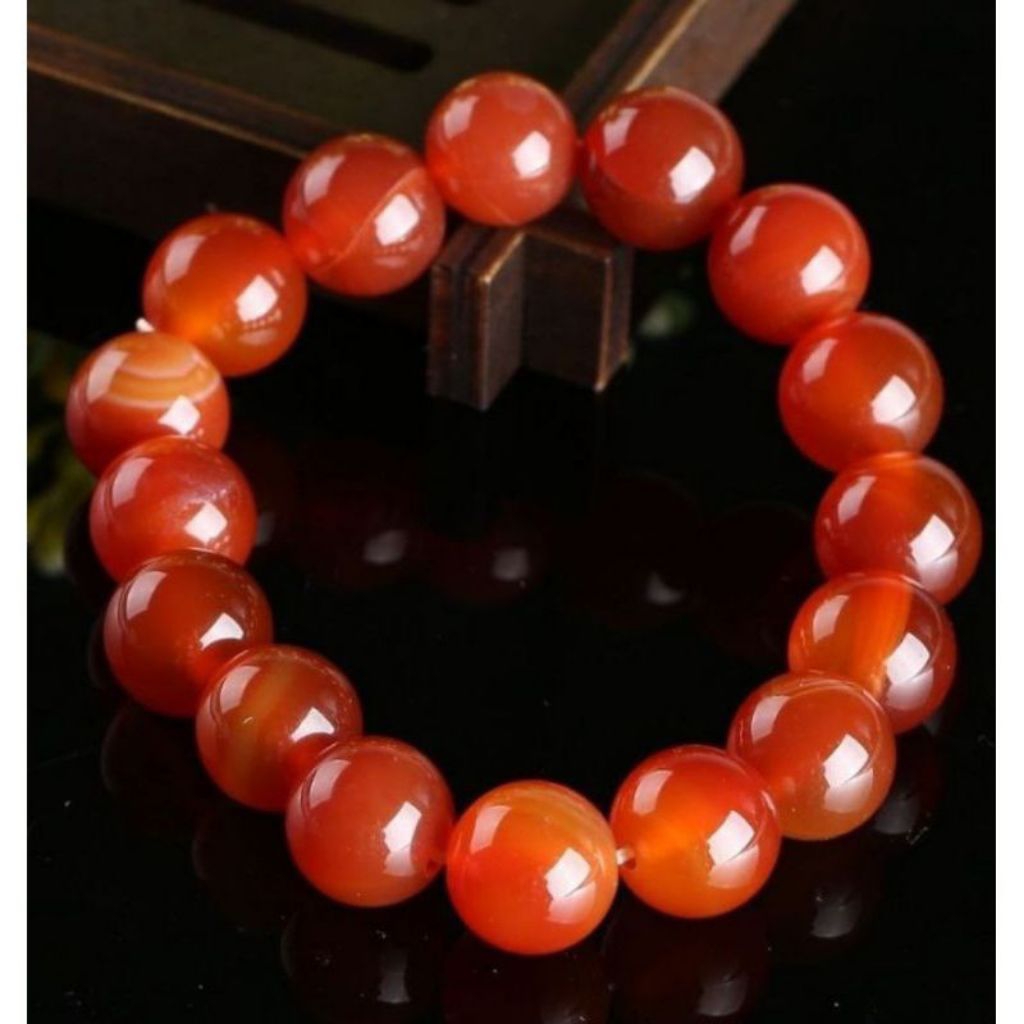 gelang batu akik sulaiman madu natural jumbo