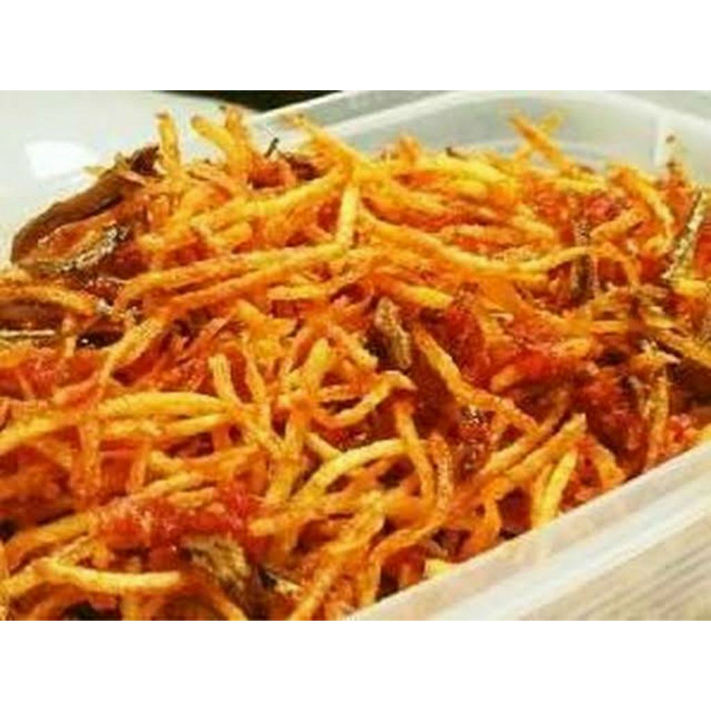 

kentang mustofa teri garing renyah