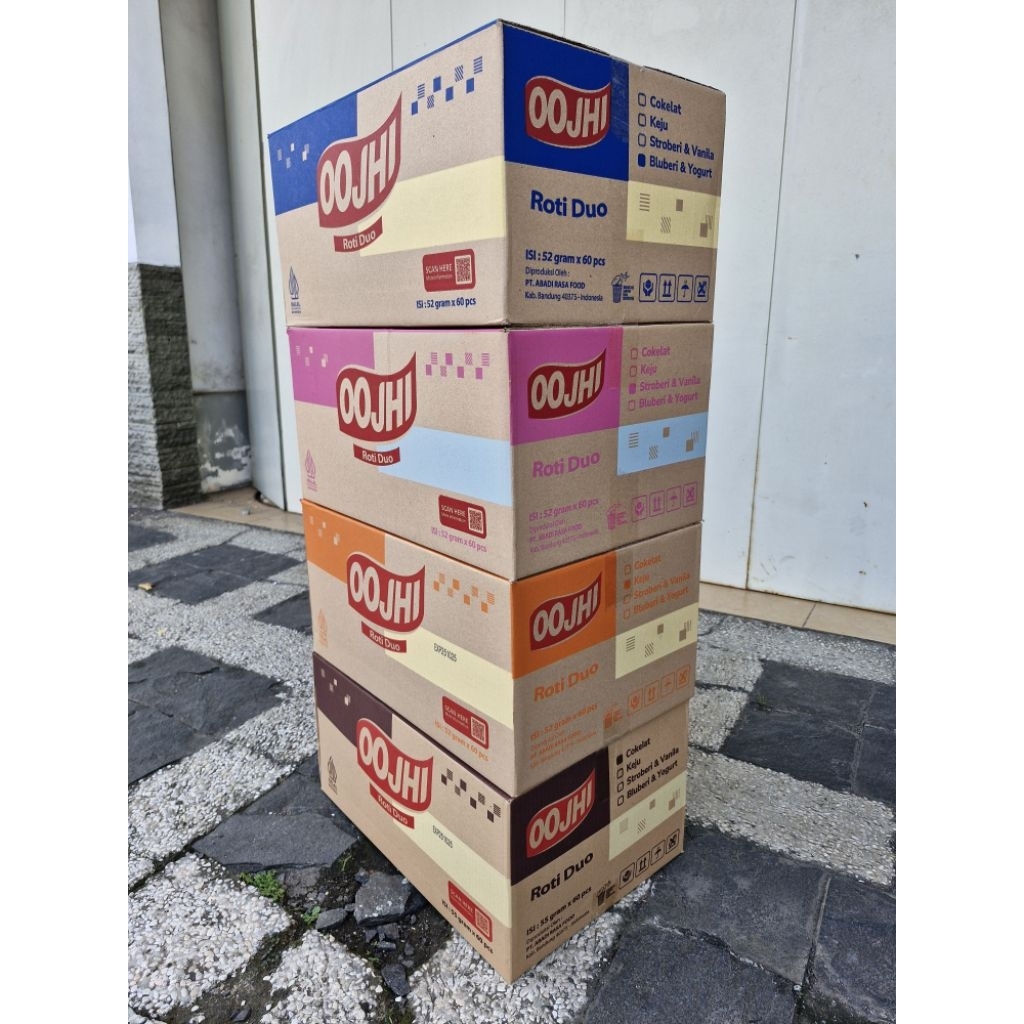 

Roti OOJHI Duo 1dus isi 60pcs