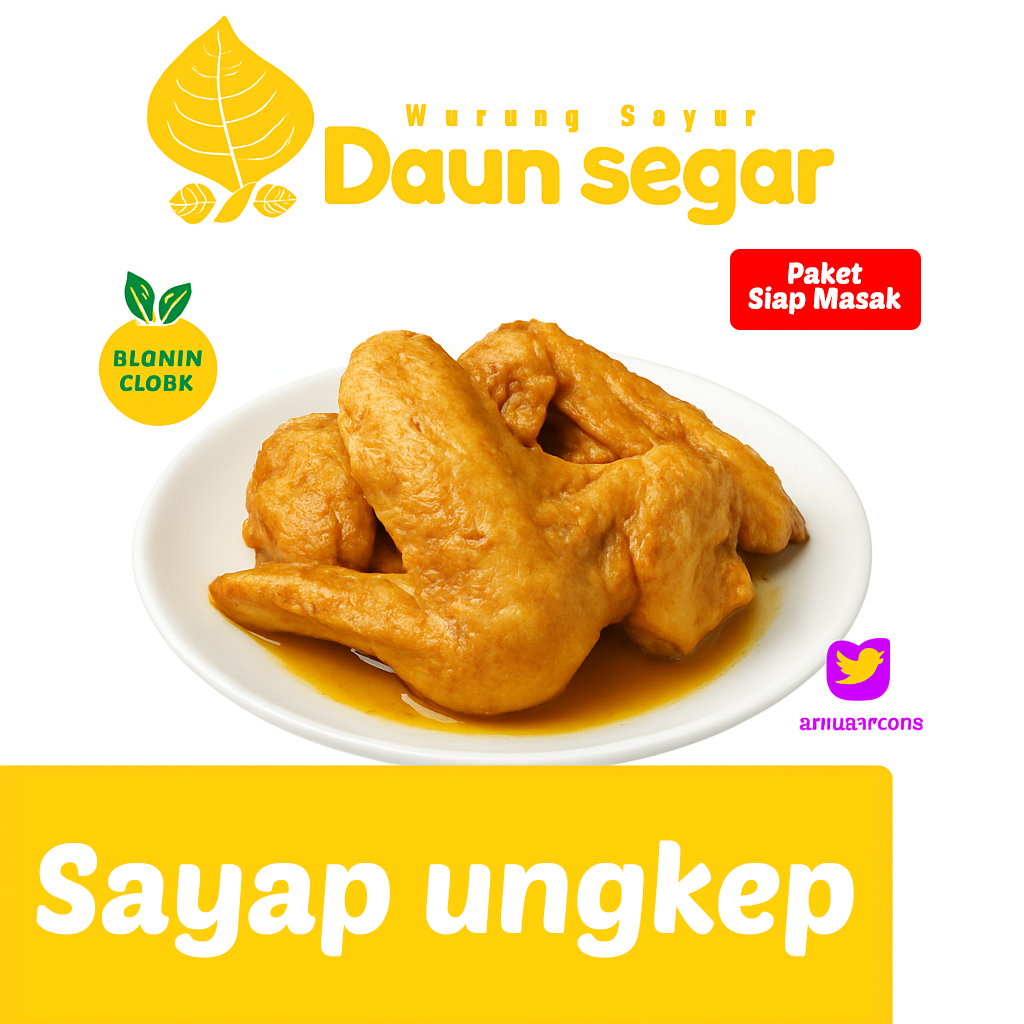 

Daun segar - Saya Ungkep Ayam / Ikan / Ceker Siap Goreng, Bumbu Meresap!