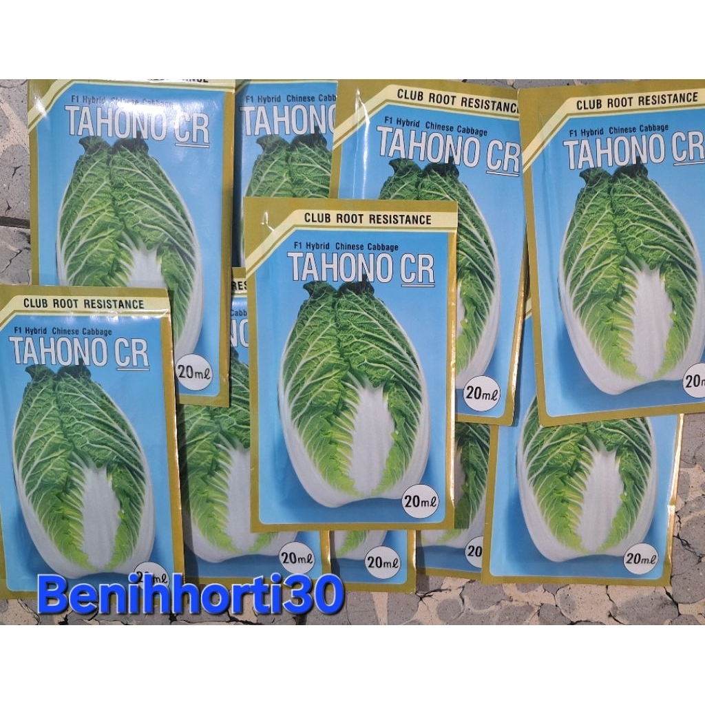 10 Bungkus Benih Sawi Putih TAHONO CR isi 20 ml
