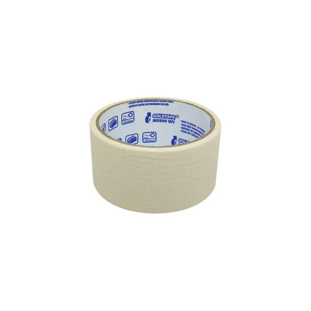 

MASKING TAPE 48MM GOLDTAPE / LAKBAN KERTAS / ISOLASI DUCO DICO
