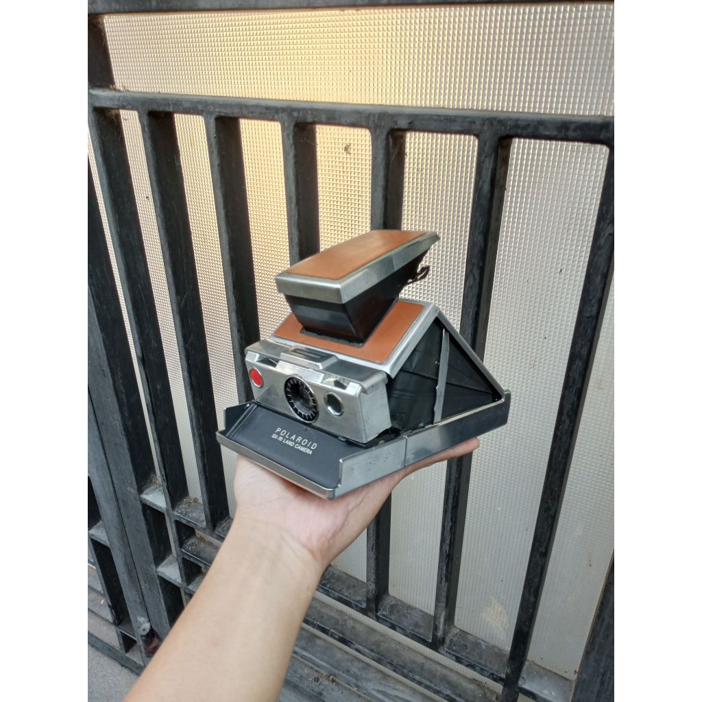Camera Polaroid Sx-70 Vintage Camera Retro Kamera Lawas Jadul Kamera Antik Polaroid Sx-70
