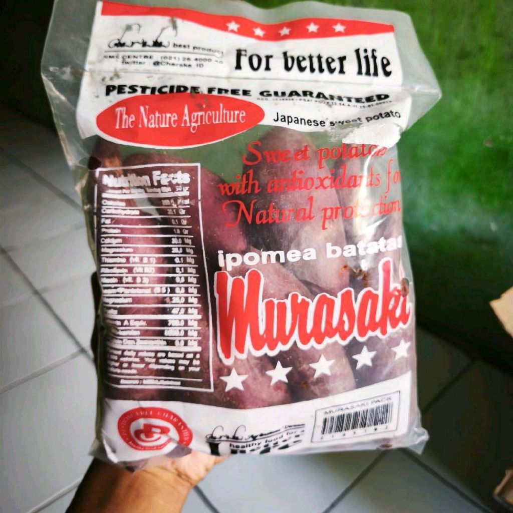 

Ubi ungu jepang murasaki segar high quality -+ 1 Kg