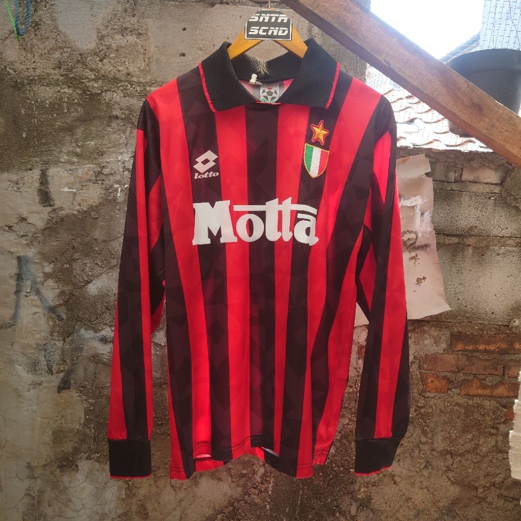 AC Milan Home 93 LS Original Template by Lotto