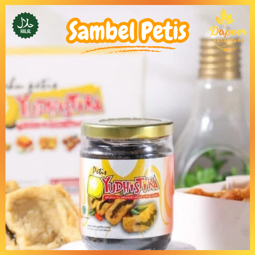 

Sambel Petis Udang Pedas dan Original Tahu Merk Yudhistira 250 gram Asli Khas Semarang
