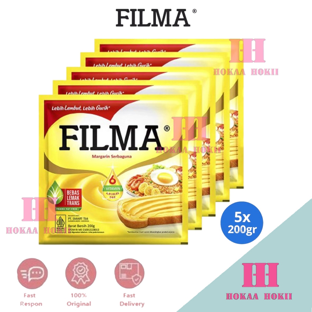 

Filma Margarine Serbaguna 200gr x 5 pcs