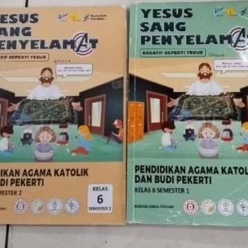 buku pendidikan agama katolik dan budi petketi kelas 6 semester 1&2 merdeka elp