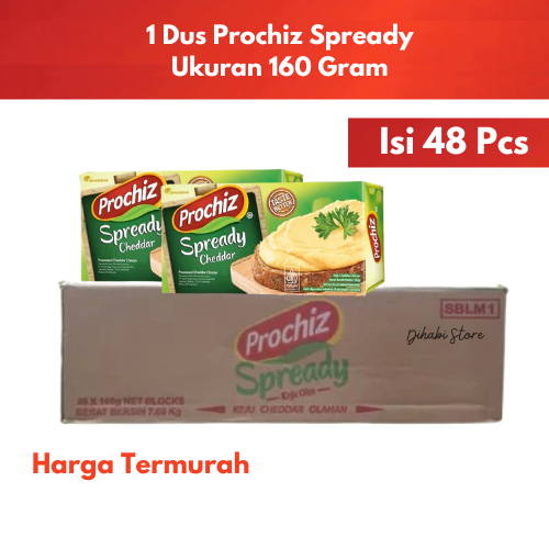 

1 Dus Isi 48 Pcs Prochiz Spready 160 Gram Keju Oles Expired Maret 2026 Cream Cheese
