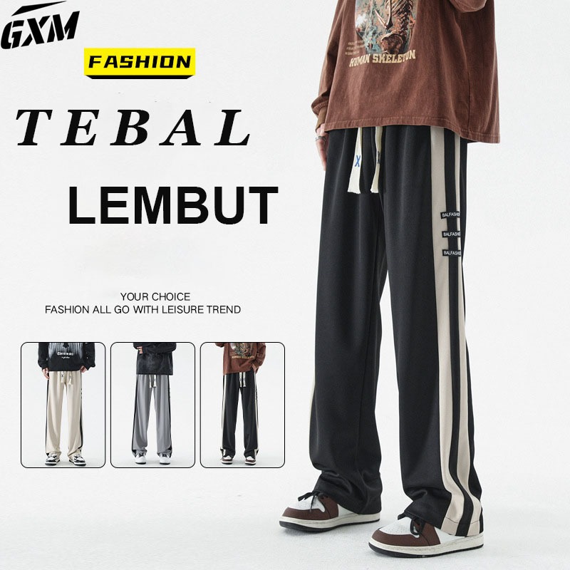 cargo panjang pria Celana Panjang Cargo Pria Jogger Baggy Sweatpants Kantong Banyak