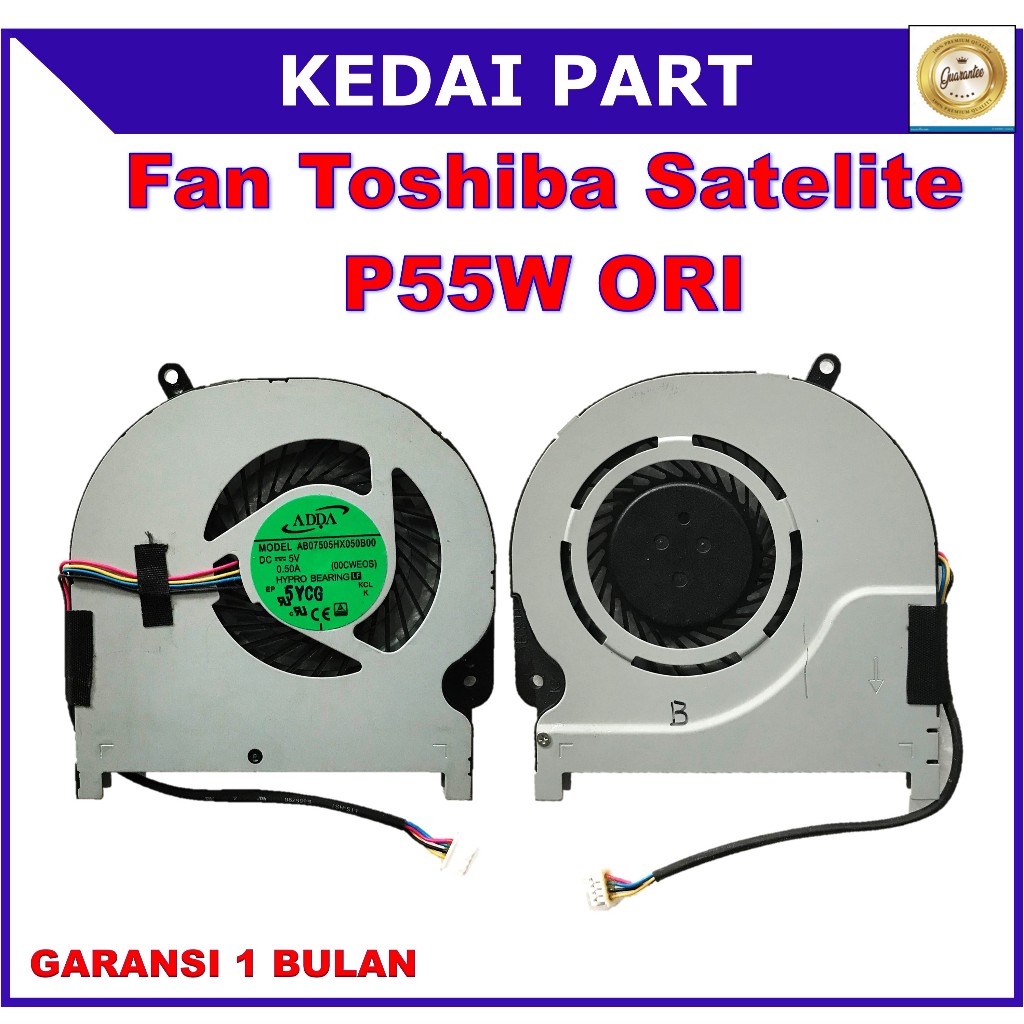 Fan Toshiba Satelite Radius P55W P55W-C E45W E45W-C L55W-C E45W-C 4PIN ORI