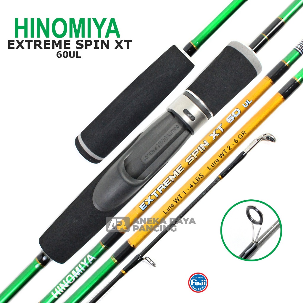Joran Spinning Hinomiya EXTEME SPIN XT | 180cm | Ultra Light | Fuji Guides | ARP