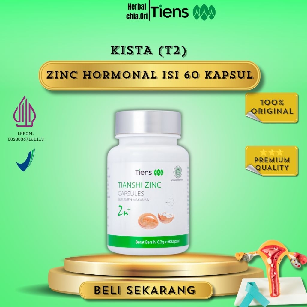 Obat Herbal Kista Obat Kista Obat Myom | Zinc hormonal tiens Bpom Halal Original