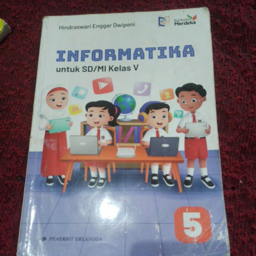 buku informatika kelas 5 SD Erlangga