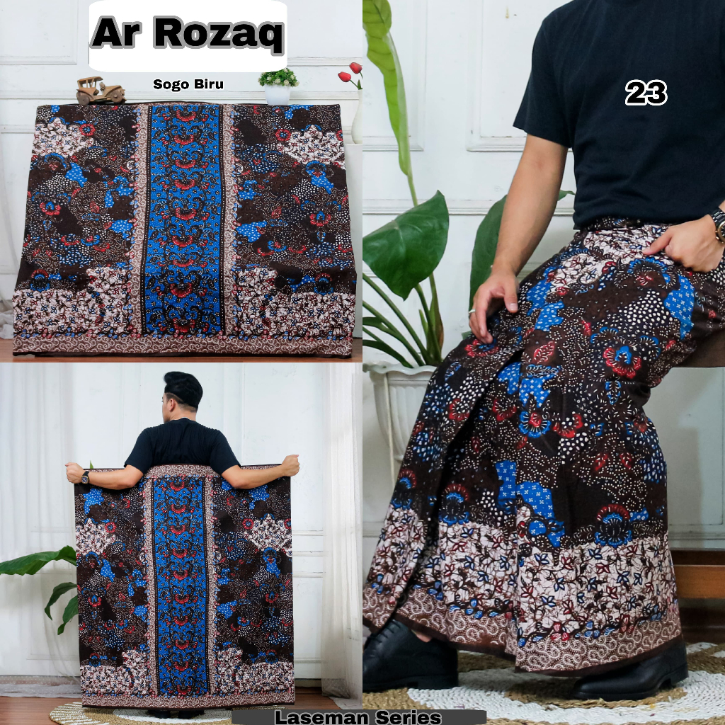 SEMENROMO - Series Batik Laseman, Sarung Batik Pria Dewasa, Sarung Pria Sarung Batik Lasem, Sarung B