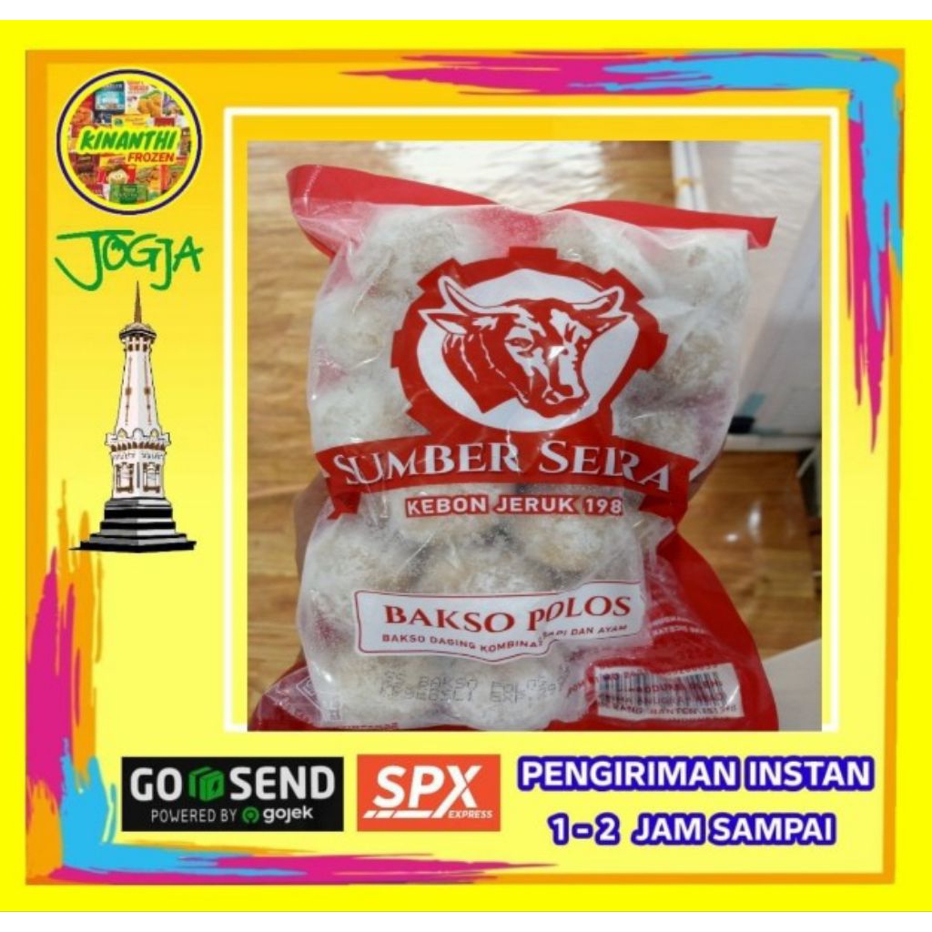 

Bakso sumber selera polos isi 25, Jogja Frozen