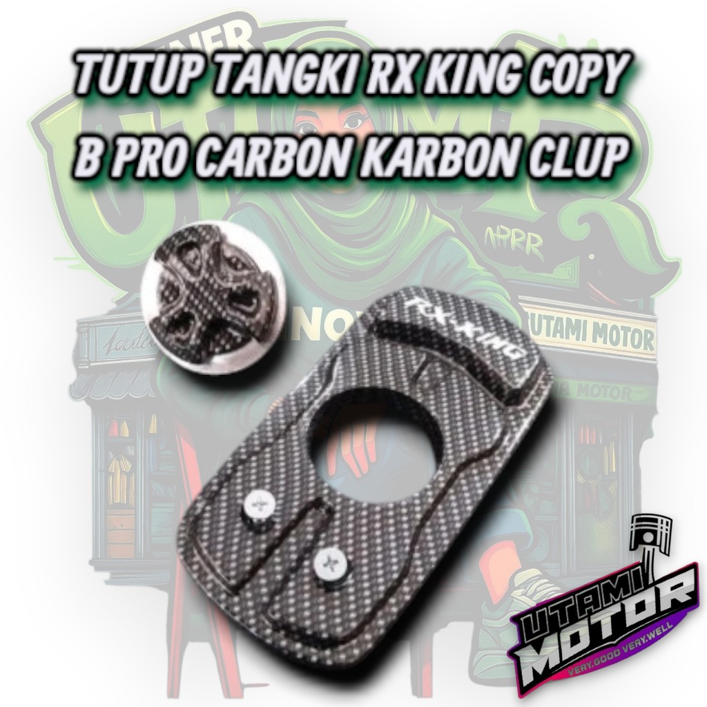 tutup tangki rx king penutup tangki rx king model copy Bpro carbon