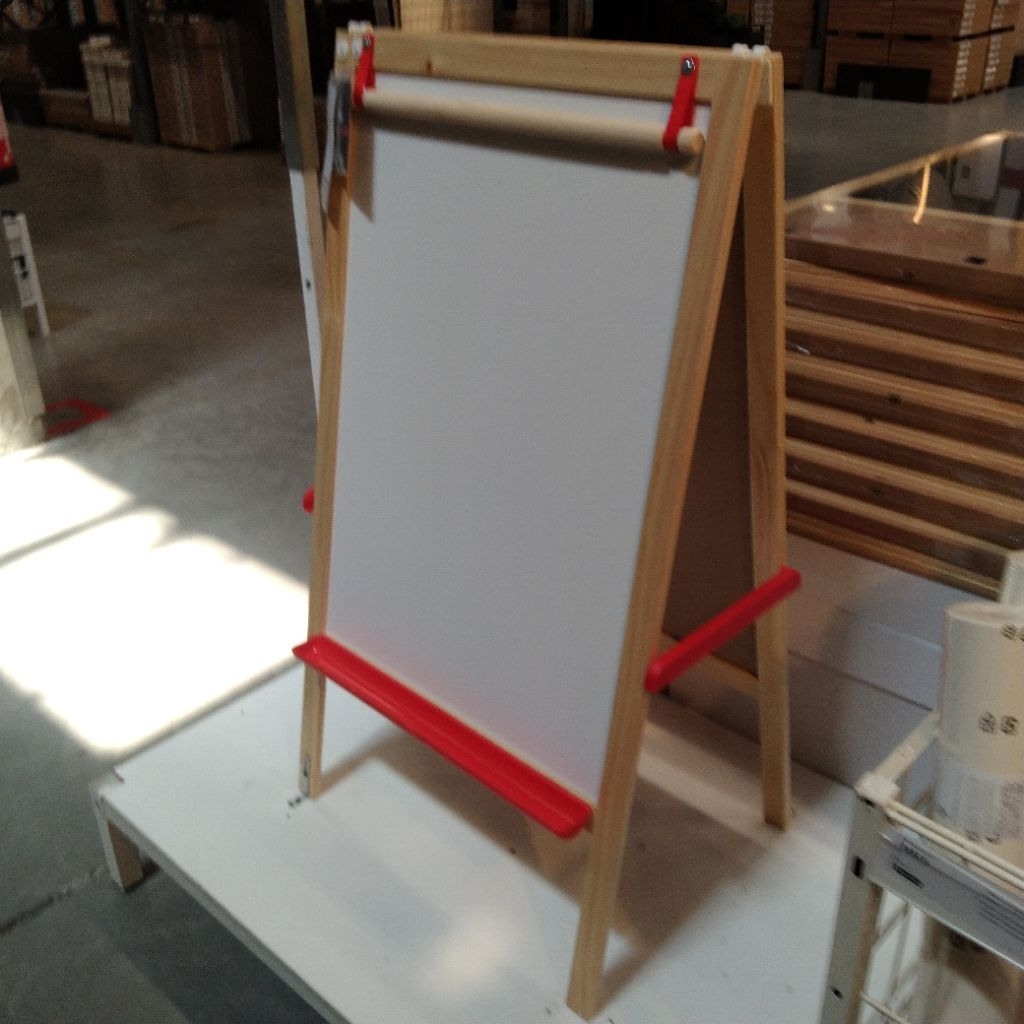 

Mala Papan Tulis Besar 2 Sisi Standing Whiteboard Blackboard Papan Pengumuman Cafe Restoran