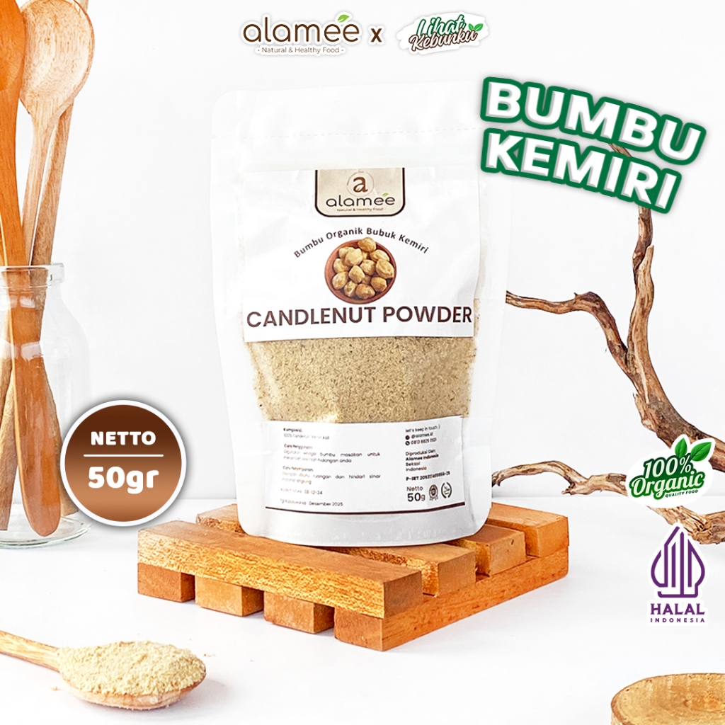 

ALAMEE Candlenut Powder Kemiri Bubuk Bumbu Dapur Organik Masak Murni Asli 50 Gram LIHAT KEBUNKU