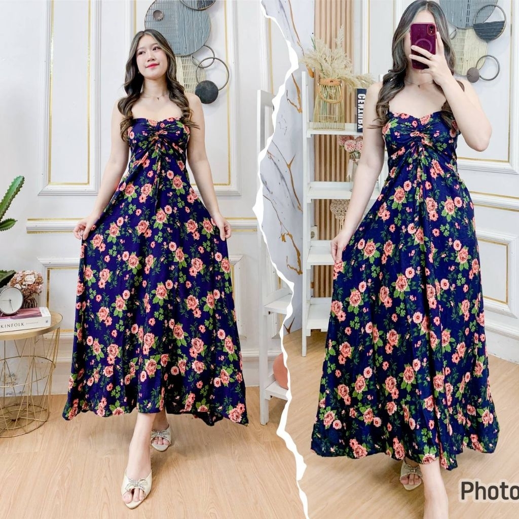 daster bali rok panjang tali pundak Stella