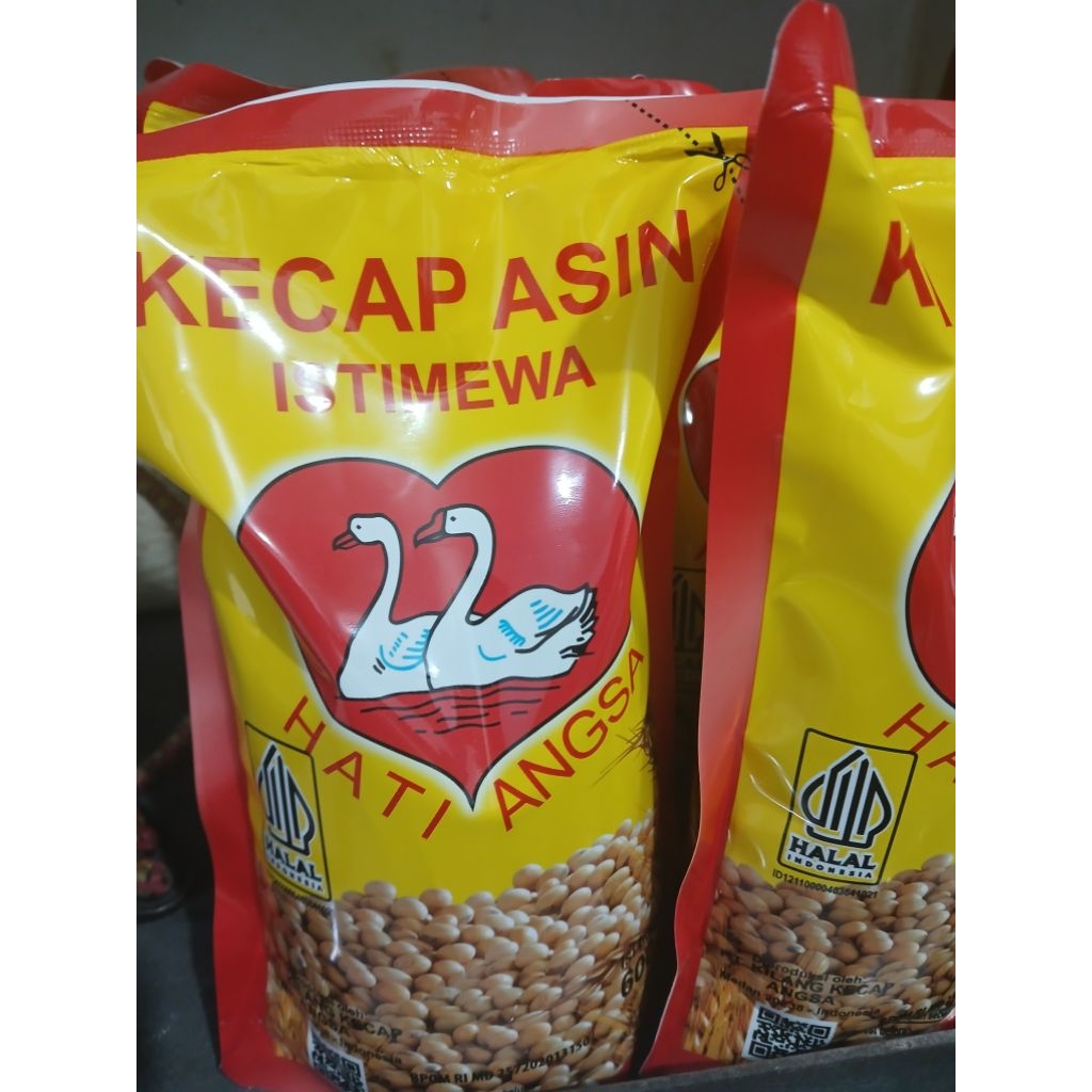 

kecap asin angsa refill 600ml