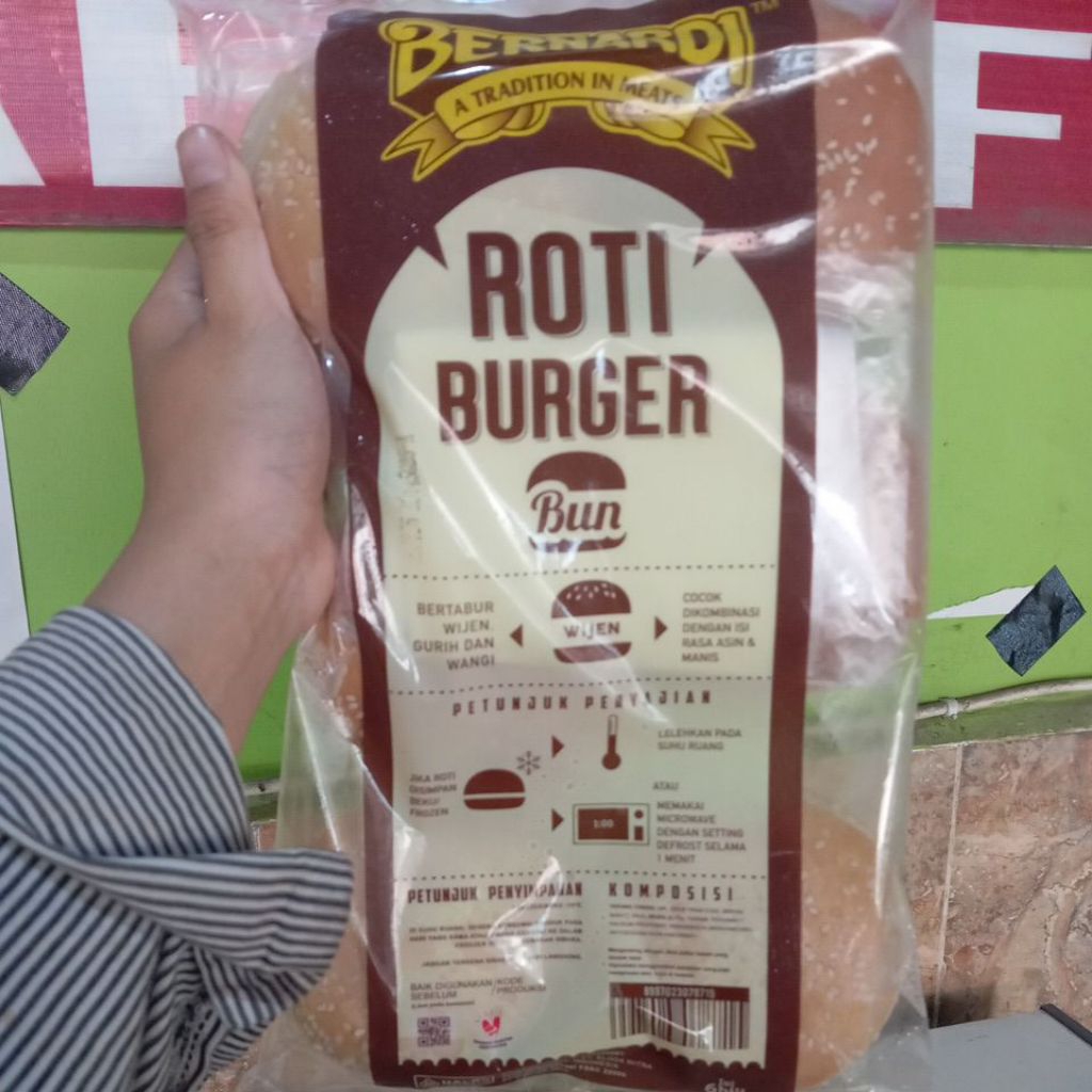 

Bernadi roti burger wijen isi6