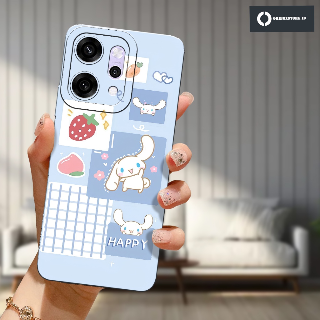 Case Hp OPPO RENO 14 PRO 5G 2025 Terbaru Motif Cinnamoroll Casing Silikon Softcase TPU Pro Camera