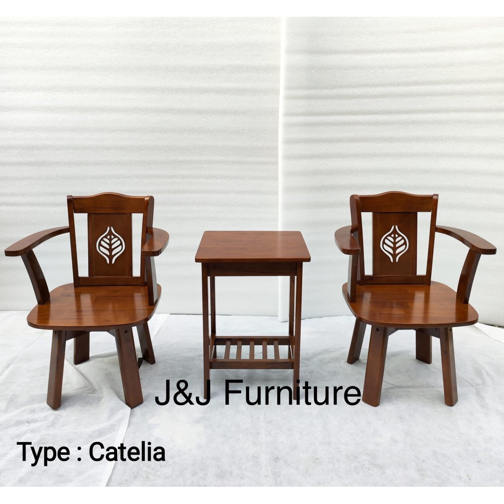 Kursi teras kayu kursi outdoor kursi teras minimalis