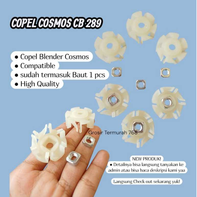 GEAR KOPEL PLASTIK BLENDER COSMOS KOPEL BLENDER COSMOS GIGI PLASTIK BLENDER COSMOS MURAH