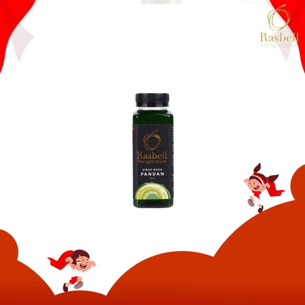 

Rasbell Syrup 250ml Pandan - Sirup Rasbell Pandan