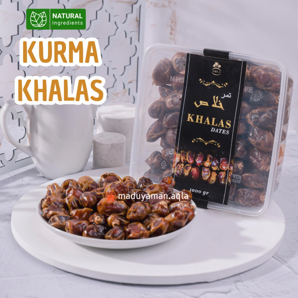 

Kurma Khalas Kurma Asli Arab Saudi Kurma Kering Lembut Kurma Khalas 500gr Kurma Khalas 1kg Kurma AQLA